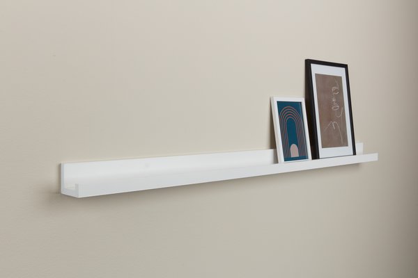 Tavel list  foto hylla 115x6x10 cm färg vit