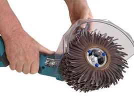 Fladderputs batteridriven maskin