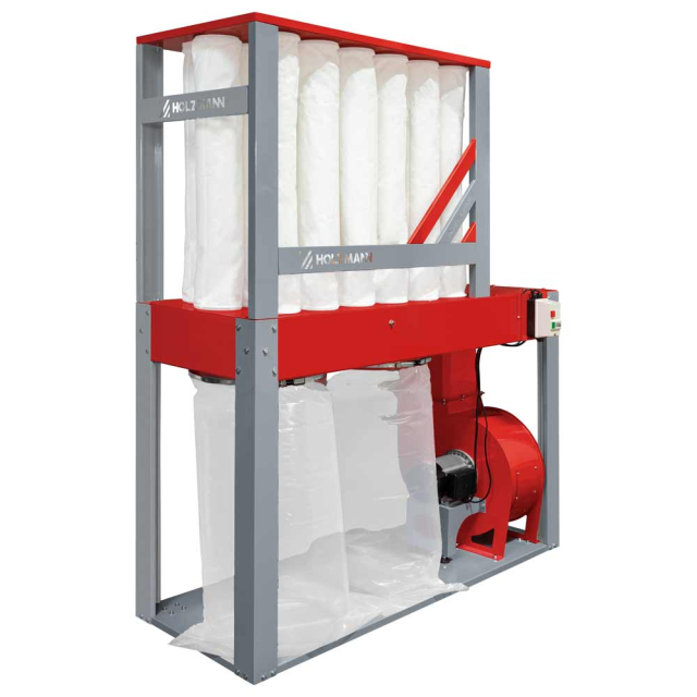 Spånsug dubbelsäck för trä - Dust Collector System ABS4500MF - Ström 230V