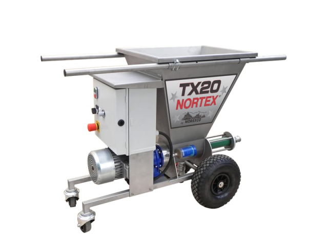 Spackelspruta NORTEX TX20 med Skruvpump