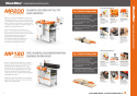 KAMPANJ Träbearbetningsmaskiner Wood Mizer - HYVEL- FRÄSMASKINER - DIMENSIONSHYVLAR - KLYVSÅGAR - BORDSSÅGAR - CNC MASKINER