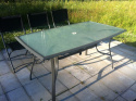 Trädgårdsgrupp: 6st klappstol+1st bord 
