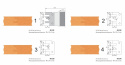 Profilfrässtål nr 3 -passande till kuttermått : 120x40x30mm - modell KPF120Z2F3