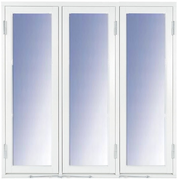 Fönster F3 16-9 vitmålat i gruppen Byggprodukter / Fönster hos Kristers Möbler Maskin AB (9260)