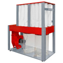 Spånsug dubbelsäck för trä - Dust Collector System ABS7500MF - Ström 400V