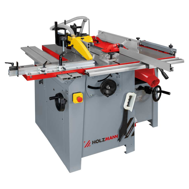 Kombimaskin 5st funktioner som: rikthyvel-planhyvel-cirkelsåg-vertikalfräs-långhålsborrmaskin för trä K5260SMART - extra utrustning pinnfräs på vertikal axel - ström 230V i gruppen Maskiner / Snickerimaskiner / Kombimaskiner hos Kristers Möbler Maskin AB (K5260SMART_230V)