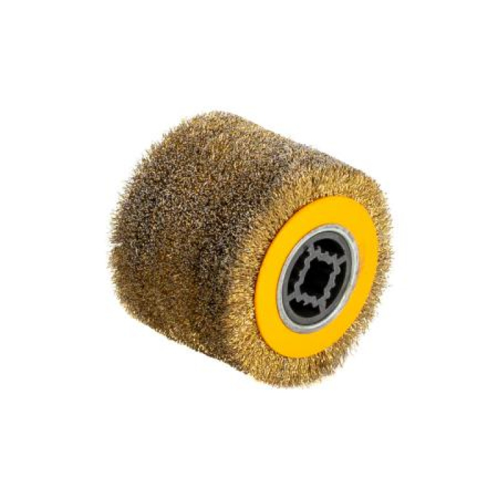 Mässing tråd stålrulle passar för slipmaskin SM100HW i gruppen Maskiner / Metallmaskiner / Slipmaskiner hos Kristers Möbler Maskin AB (SM100MDW)